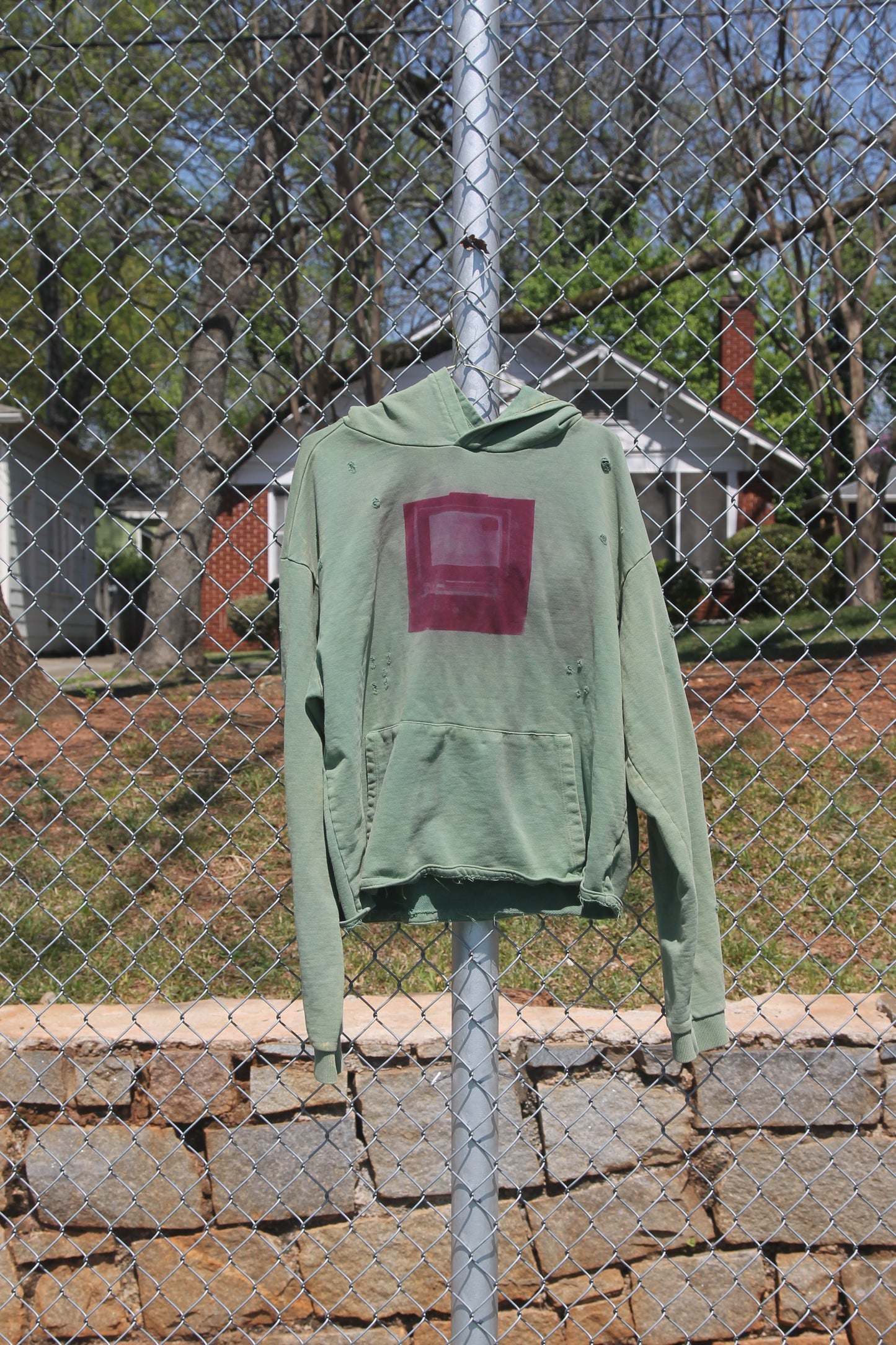 1/1 distressed hoodie