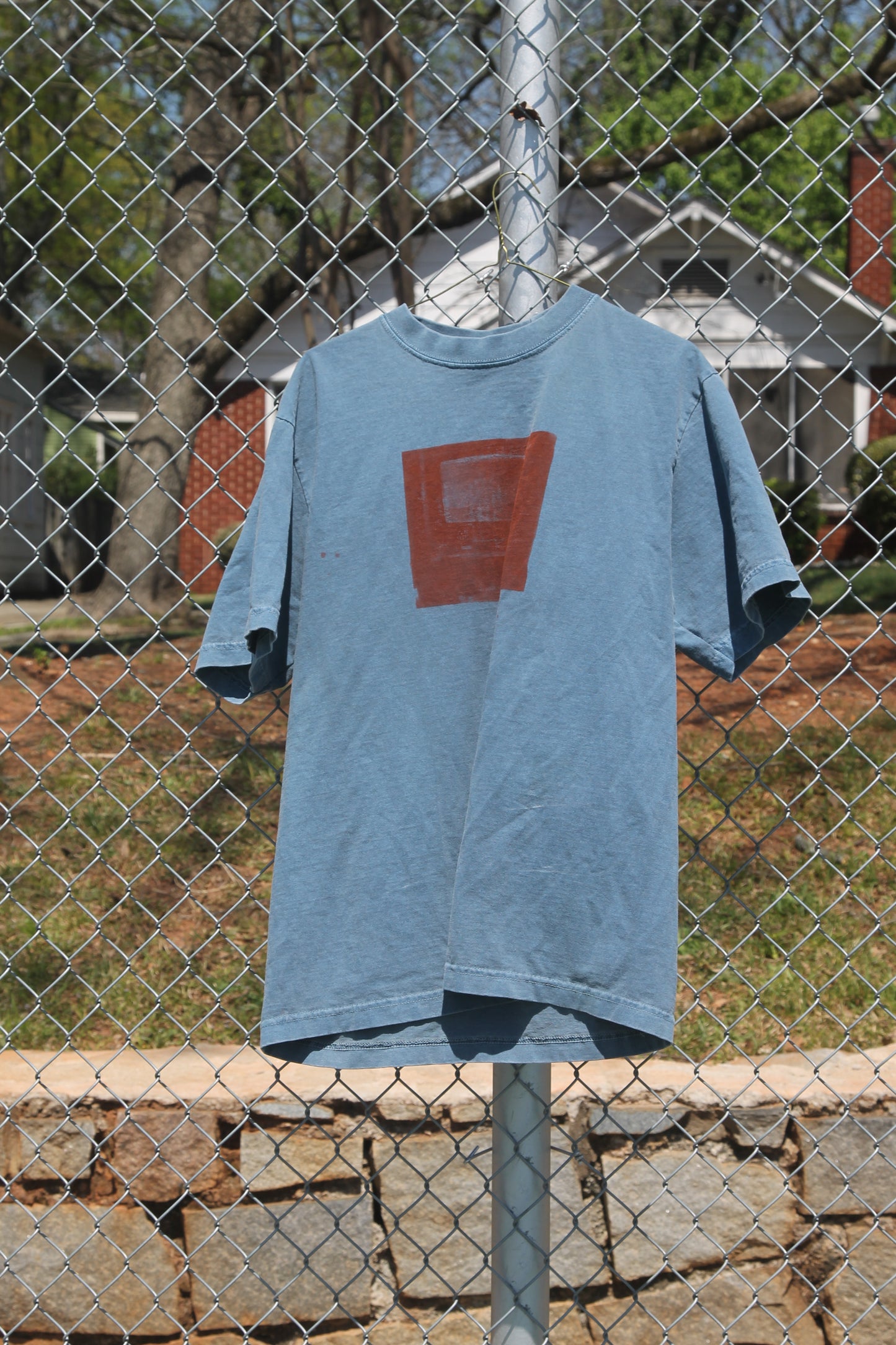 Sun printed tee (blue)