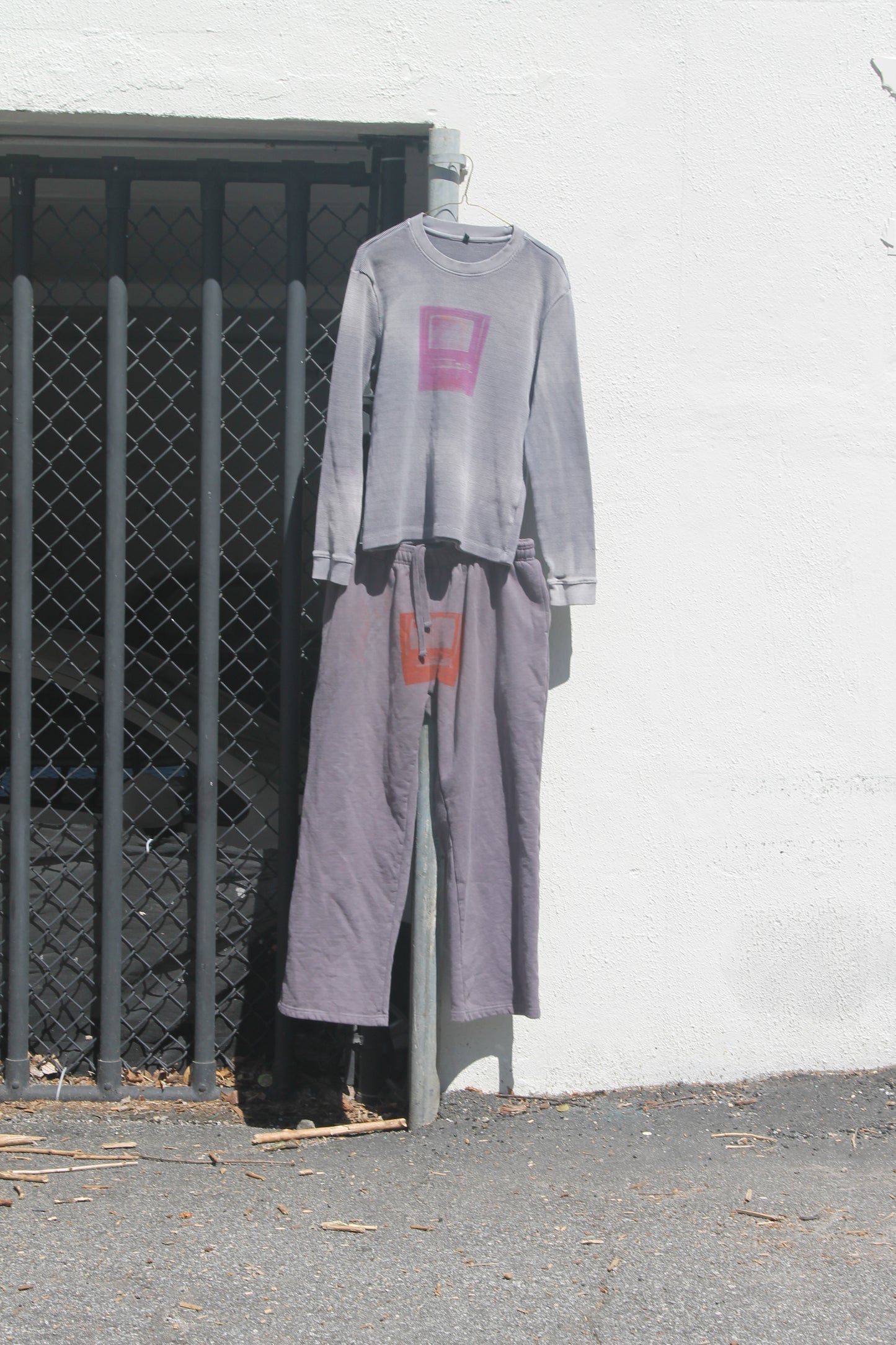 Sun dyed sweats