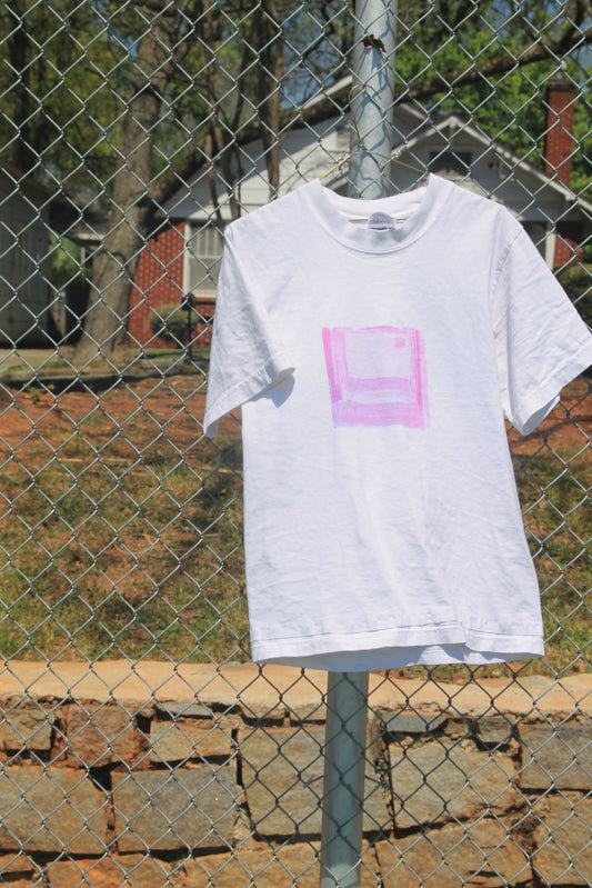 Sun printed tee (white)